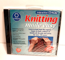 Knitting Made Easy (PC) - Music Interactive CD-ROM, 2002 - New picture