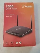 NEW Belkin F9K1010 300Mbps Wireless WiFi N300 4-Port Router with 2 Antennas picture