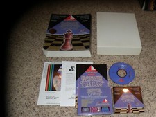 Grandmaster Championship Chess (PC, 1995) Near Mint Game with big box & manual picture