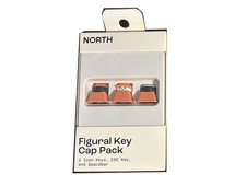 North Figural Key Cap 5 Pack-Keyboard Keycap-Orange Sushi picture
