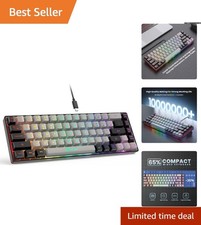 65% Compact Wired RGB Gaming Keyboard with Backlighting for Superior Performance picture