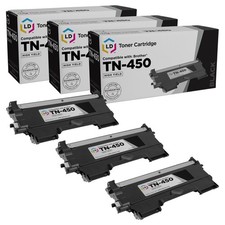 Compatible Toner Replacement for Brother TN450 HY (Blk, 3-Pk) picture