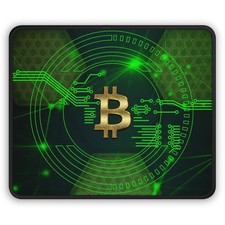 Bit coin Mouse Pad BTC Cryptocurrency Trading Office Desk Gaming Mouse Mat picture