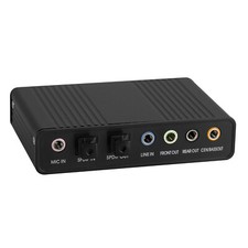 PC USB Sound Card 5.1CH Surround 3.5mm Adapter Digital Optic Audio Pass Through picture