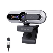 TOALLIN 4K Webcam Windows Hello Auto Focus Camera Privacy Shutter Built-in Mic picture