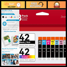 8-Pack Compatible CLI-42 Ink Cartridges for Canon Printers - High Yield, Vibrant picture