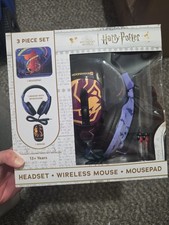 Harry Potter Headsets with Microphone, Wireless Mouse & Mousepad Set New picture