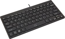SR Mini Keyboard Wired Thin Light 78 Keys USB Multimedia Small for Pc  picture