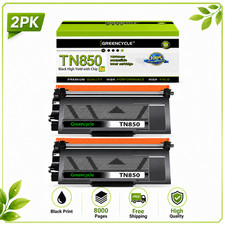 2PK GREENCYCLE TN850 Black High Yield Toner Cartridge Fit For L5900DW HL-L6200DW picture