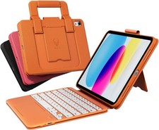PAUL B for iPad 11th/10th Gen Case with Keyboard 11/10.9 inch A16 2025/2022,Hand picture