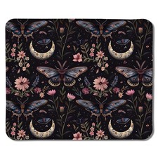 Butterfly Mouse Pad, Mystical Witchy Floral Butterfly Mouse Pads for Wireless Mo picture