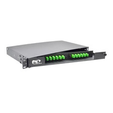 FIS F1RMSO1RU2X 1RU Swing-Out Fiber Optic Patch Panel 19