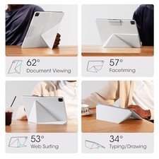 WHITE - PITAKA IPAD PRO 11 INCH CASE, COMPATIBLE WITH IPAD AIR M2 11 INCH picture