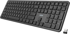 Arteck 2.4G USB Wireless Keyboard Full Size Keyboard for Computer/PC/Laptop picture