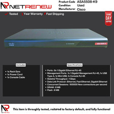 ASA5508-K9 Cisco  ASA 5508-X Firewall Tested picture