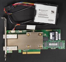 Intel RSP3MF008 MD2 2 Port PCI-Express SAS/SATA Raid Controller w/ Battery picture