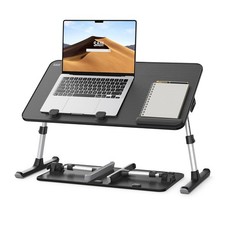 SAIJI Height & Angle Adjustable Lap Desk Laptop Stand for Bed picture