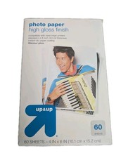 Up & Up  Photo Picture Paper High Gloss Finish 4x6 60 Sheets New picture