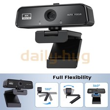 Webcam 4K Web Camera for PC USB Web Cam with Microphone,Autofocus Laptop picture