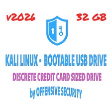 Kali Linux Bootable USB Credit Card Flash Drive | 32GB | DISCRETE  picture