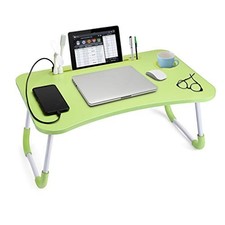 Versatile Foldable Lap Desk with USB Light & Fan – Ultimate Comfort & Style picture