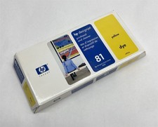 HP C4953A 81 Yellow Printhead + Cleaner Designjet 5000 5500 New OEM Sealed Exp picture