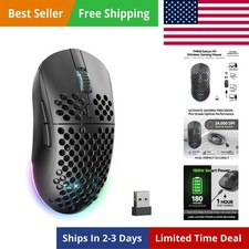 TMKB Wireless Gaming Mouse, 24000DPI Optical Sensor, 180Hrs Battery, Lightwei... picture