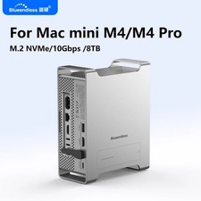 Blueendless SSD docking For 2024 MAC Mini M4/m4 Pro Stand with M.2 NVMe SSD T picture
