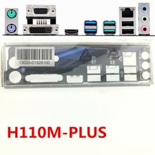 For Asus H110M-PLUS & H110M-PLUS D3 Shield I/O IO Rear Backplate Motherboard picture