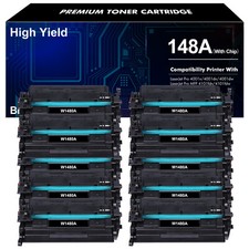 10PK W1480A 148A Toner Fit for HP Laser Jet Pro 4001dw 4001dn 4001n MFP 4101fdw picture