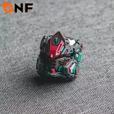 1Pc Black Mecha Robot Head Artisan Keycap ESC For Cherry MX Mechanical Keyboard picture