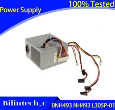 FOR DELL E520 E521 Desktop 305W Power Supply 0NH493 NH493 L305P-01 picture