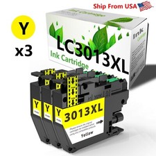 3P Compatible Brother LC3013 Yellow Ink Cartridge LC3013XL for MFCJ690DW J895DW picture