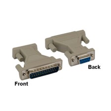 10x DB25 Male to DB9 Female AT Modem Adapter Converter RS-232 Shielded Molded picture