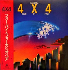 Casiopea 4x4 LP Vinyl ALR-28045 Japan 1982 Obi Sheet Music Included Japan picture