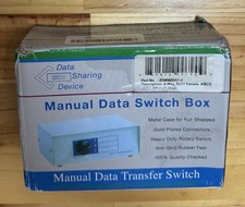 ZDMNEEA7-4 4-Way RJ11 Female ABCD Manual Data Switch Open Box picture
