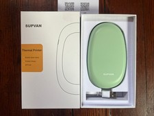 SUPVAN E10 Bluetooth Label Maker with Tape, Continuous Waterproof - Open Box picture