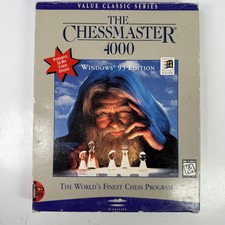 Vintage The Chessmaster 4000 Windows 95 Edition PC CD-ROM Big Box Strategy Game picture