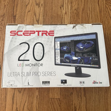 Sceptre 20in LED Monitor Ultra Slim Pro Series 1600x900 75Hz HDMI VGA VESA picture
