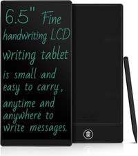 LCD Writing Tablet for Adults: Mini 6.5 Inch Full Screen | Reusable Drawing picture