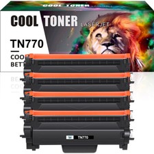 4Pack TN770 Toner Cartridge compatible for Brother TN770 HL-L2370DW MFC-L2750DW picture