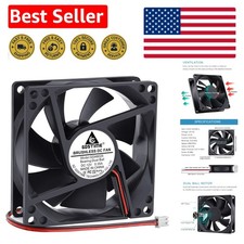 Whisper-Quiet 4500 RPM Desktop Cooling Fan - High Airflow 59 CFM for Performance picture