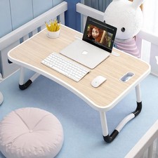 Laptop Bed Desk Foldable Portable Laptop Kids Table Breakfast Tray Stand Stable picture
