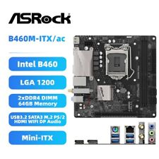 ASRock B460M-ITX/ac Motherboard Mini-ITX Intel B460 LGA1200 DDR4 SATA3 HDMI WIFI picture