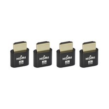 4 pcs 4K HDMI Dummy Plug Display Emulator Virtual Monitor Headless Adapter 1080P picture