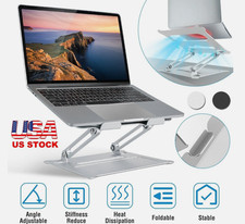 Adjustable Foldable Laptop Stand Aluminum Notebook Riser Computer Holder Desk picture