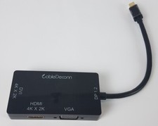 Delock 62623 DisplayPort Adapter Box to Mini Dp Male to DP / HDMI 4K 2K /DVI picture