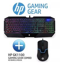 HP Wired Gaming Keyboard And Mouse combo set GK1100 English LED backlight picture