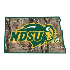 North Dakota State Bison Realtree Camouflage Sticker/Magnet picture