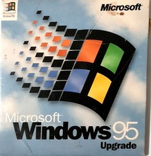 Microsoft Windows 95 Upgrade disc with key 1995  LikeNew picture